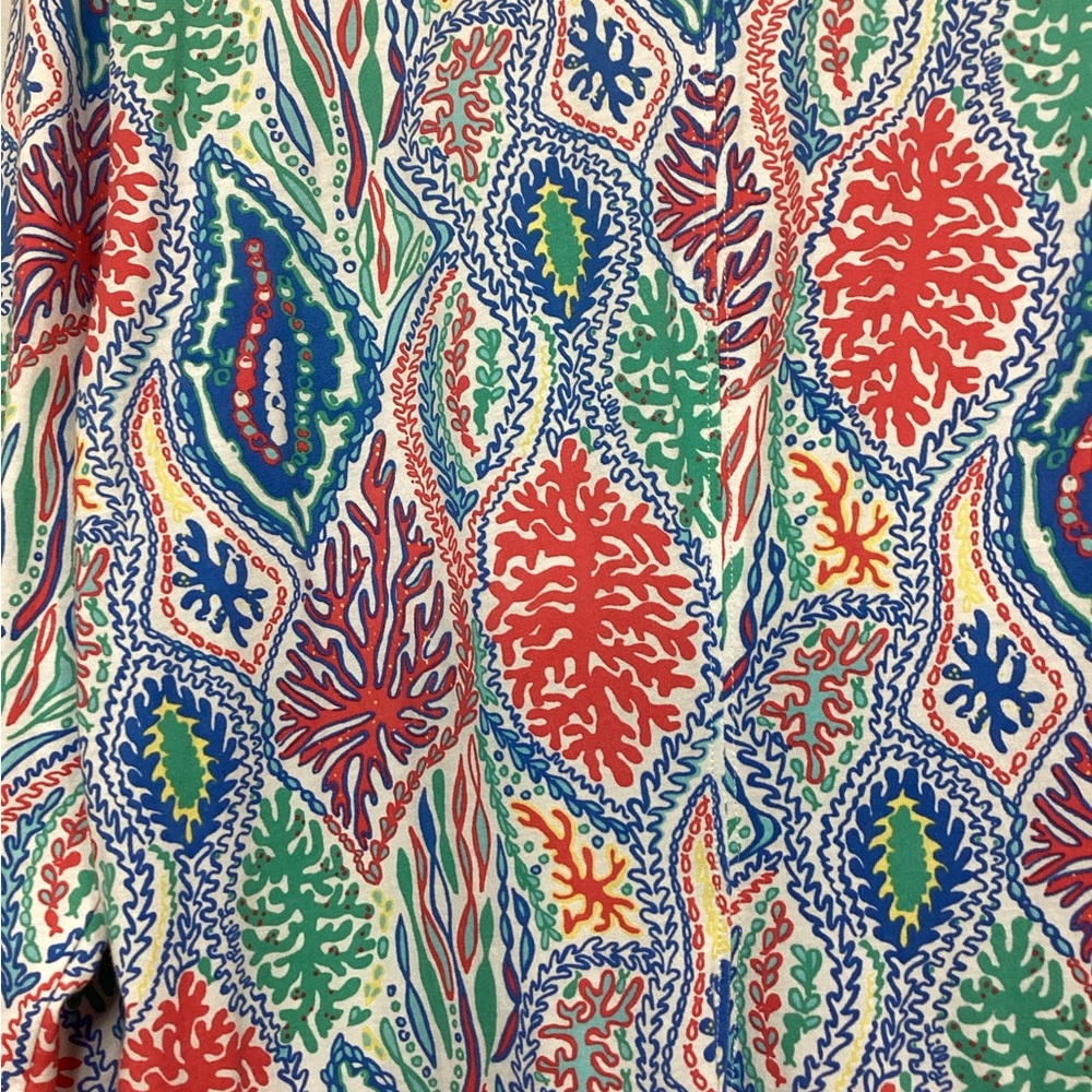 NWT Lilly Pulitzer XL Vibrant Leaf Pattern Dress - Picture 8 of 14